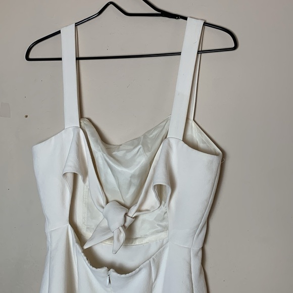 Wilfred Aperature Tie-back Dress Light Birch Size 8 - Picture 7 of 8